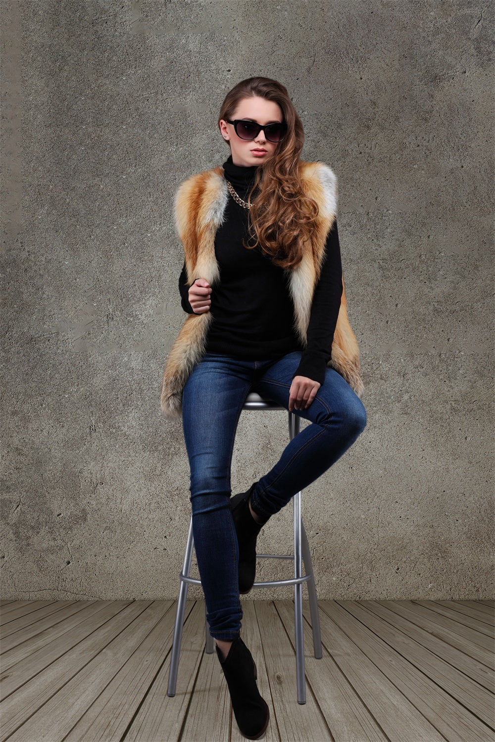 Toile de Fond de Photographie de Balayage de Mur en Béton Abstrait S-2963