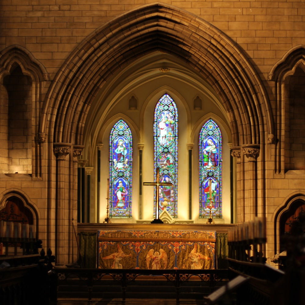 Toile de fond paques Église Gothique Autel Sacré TWW3-7