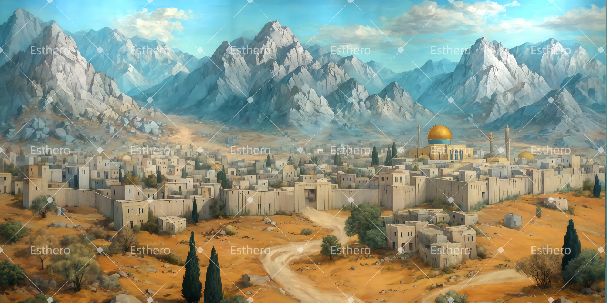 Fond de Scene Petites Villes TWW510-T11