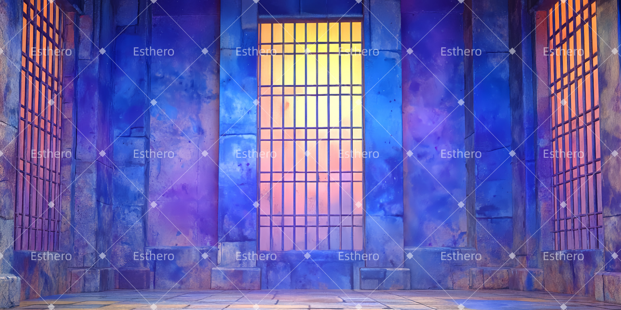 Fond de Scène Personnalisé Prison TWW510-T12