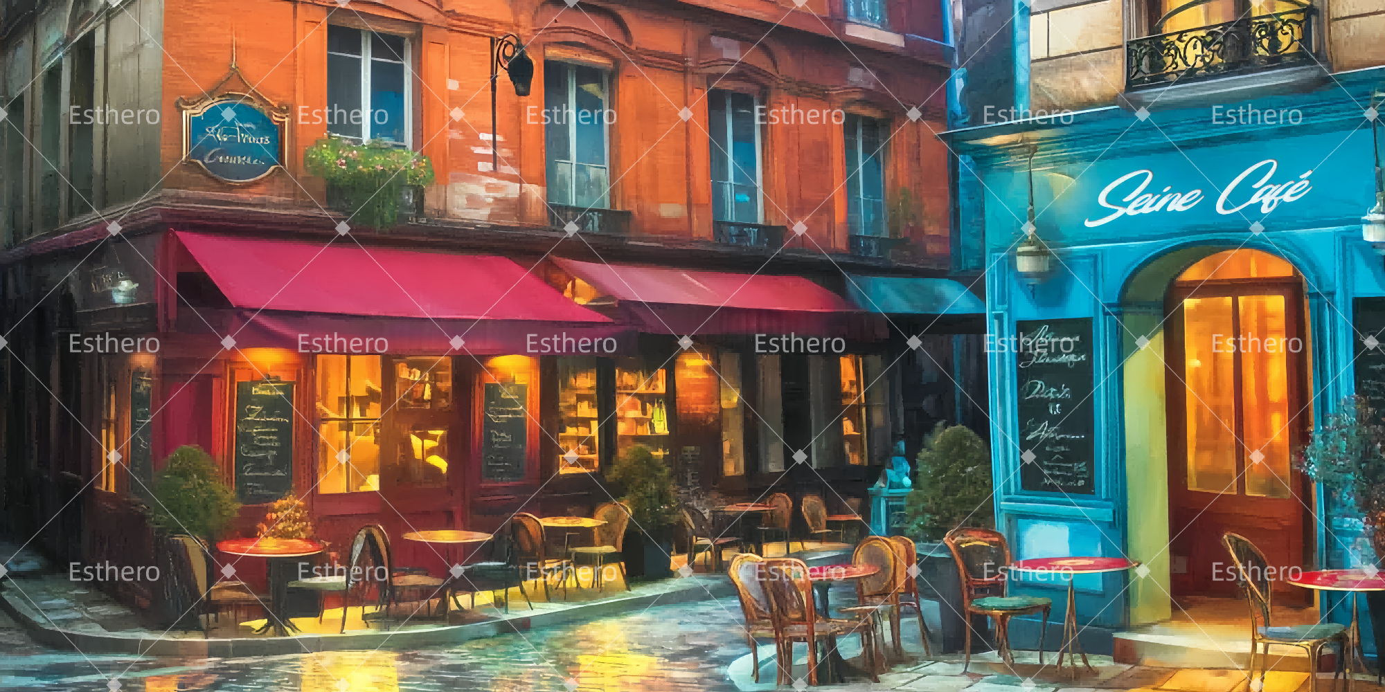 Fond de Scène Théâtre Centre Commercial Boutique TWW510-T19