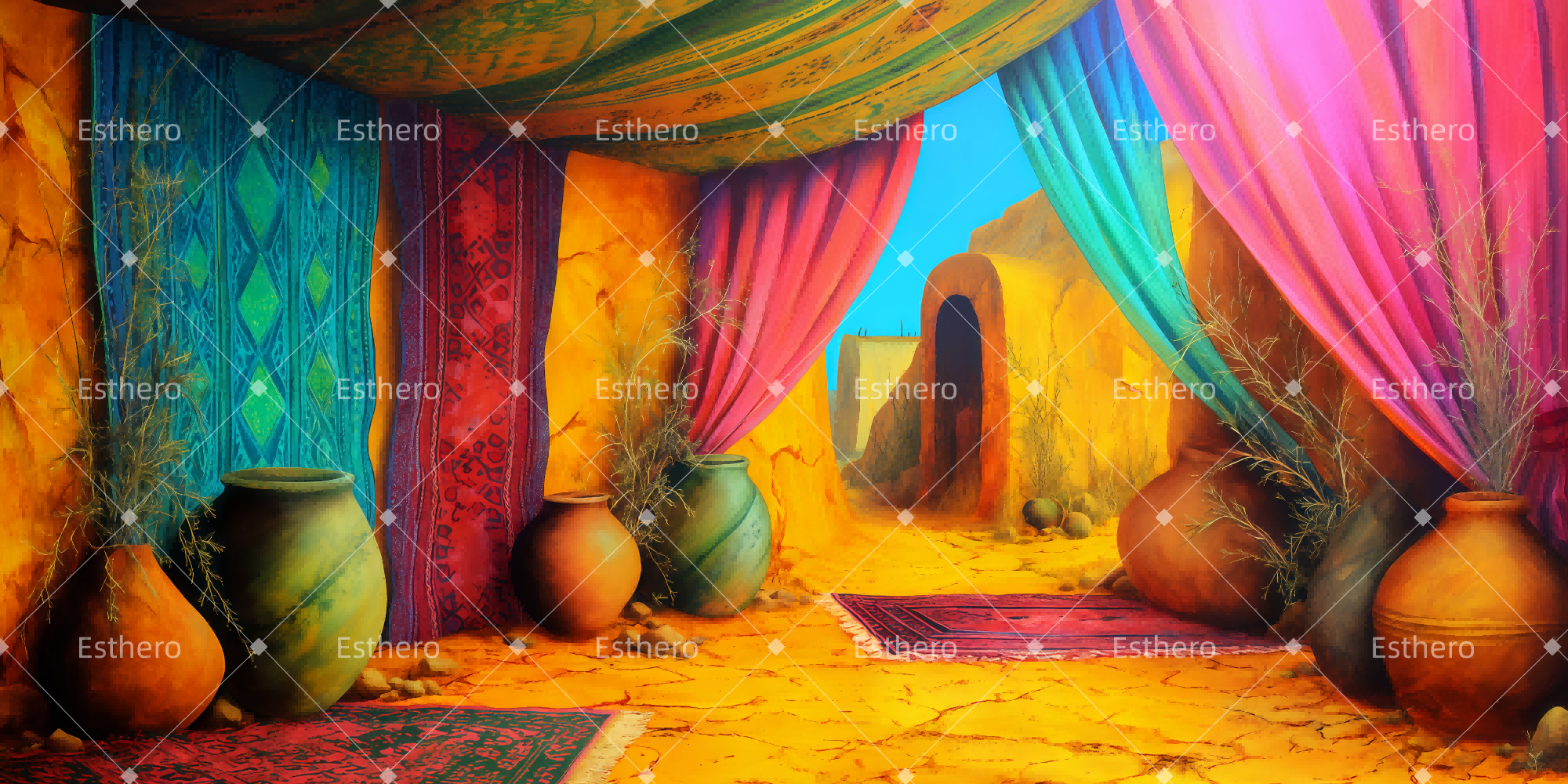 Fond de Scene Tente de Jacob TWW510-T1