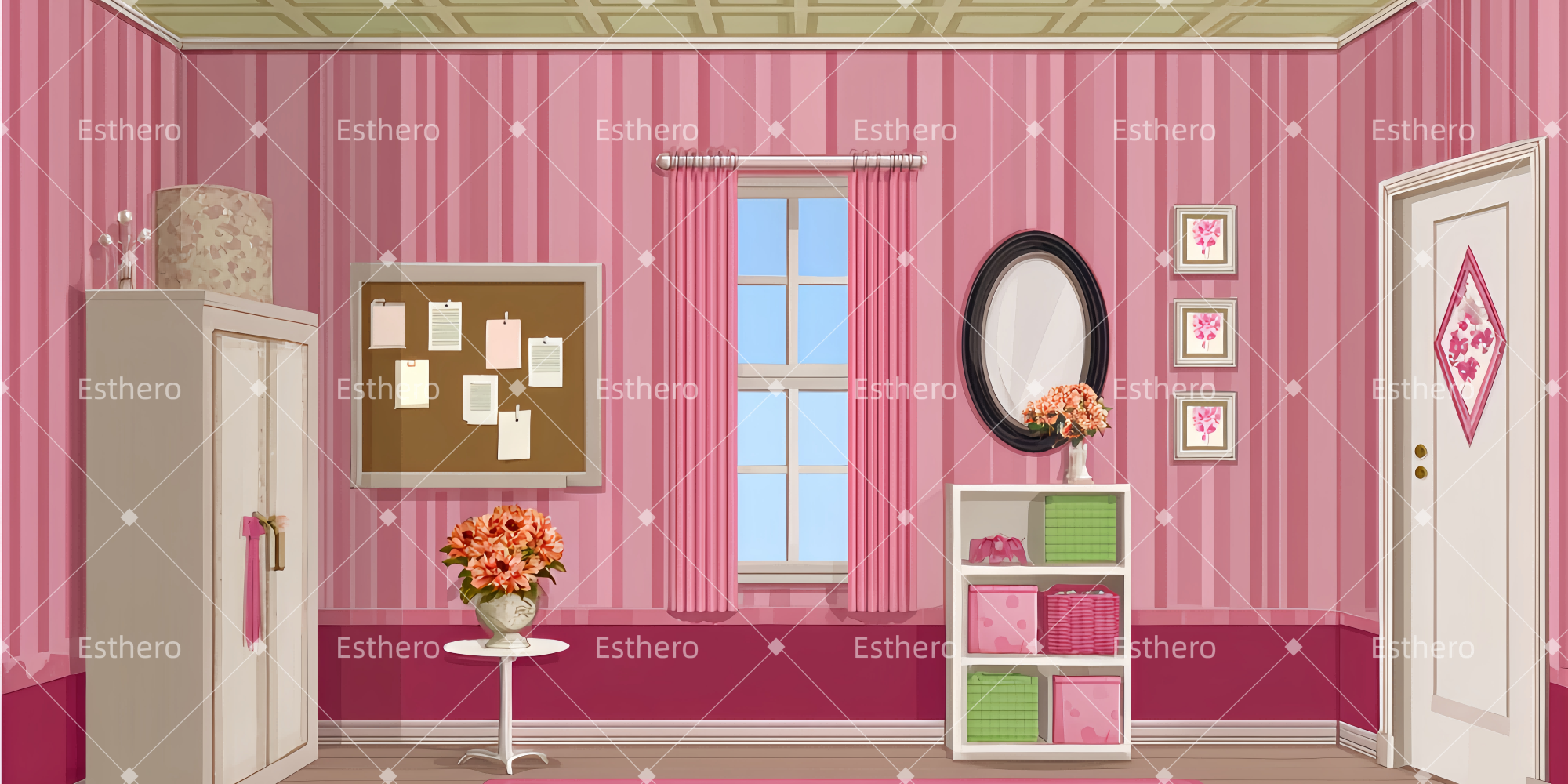 Fond de Scène Chambre d’Elle TWW510-T21