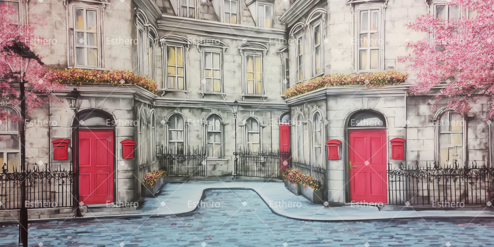 Toile de fond de Scene Maison de la Famille Banks TWW510-T36