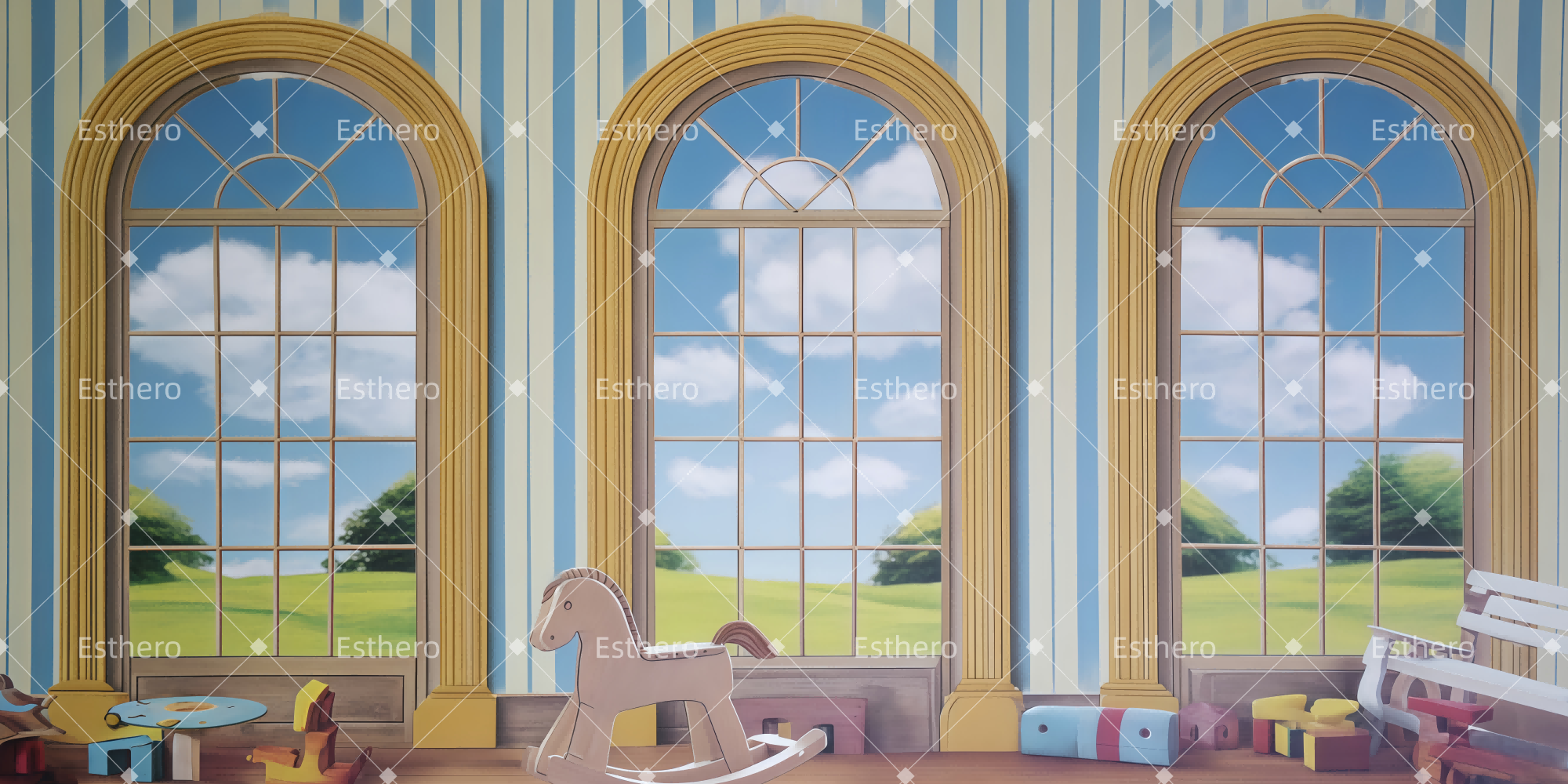 Toile de fond de Theatre Monde Magique de la Craie TWW510-T42