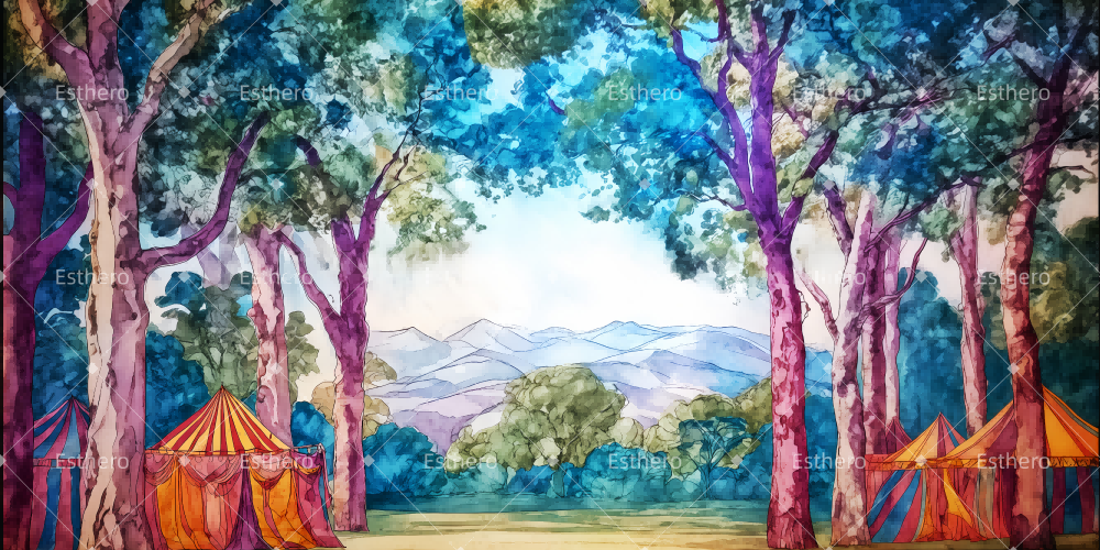 Fond de Scène La Forêt Tente TWW510-T47