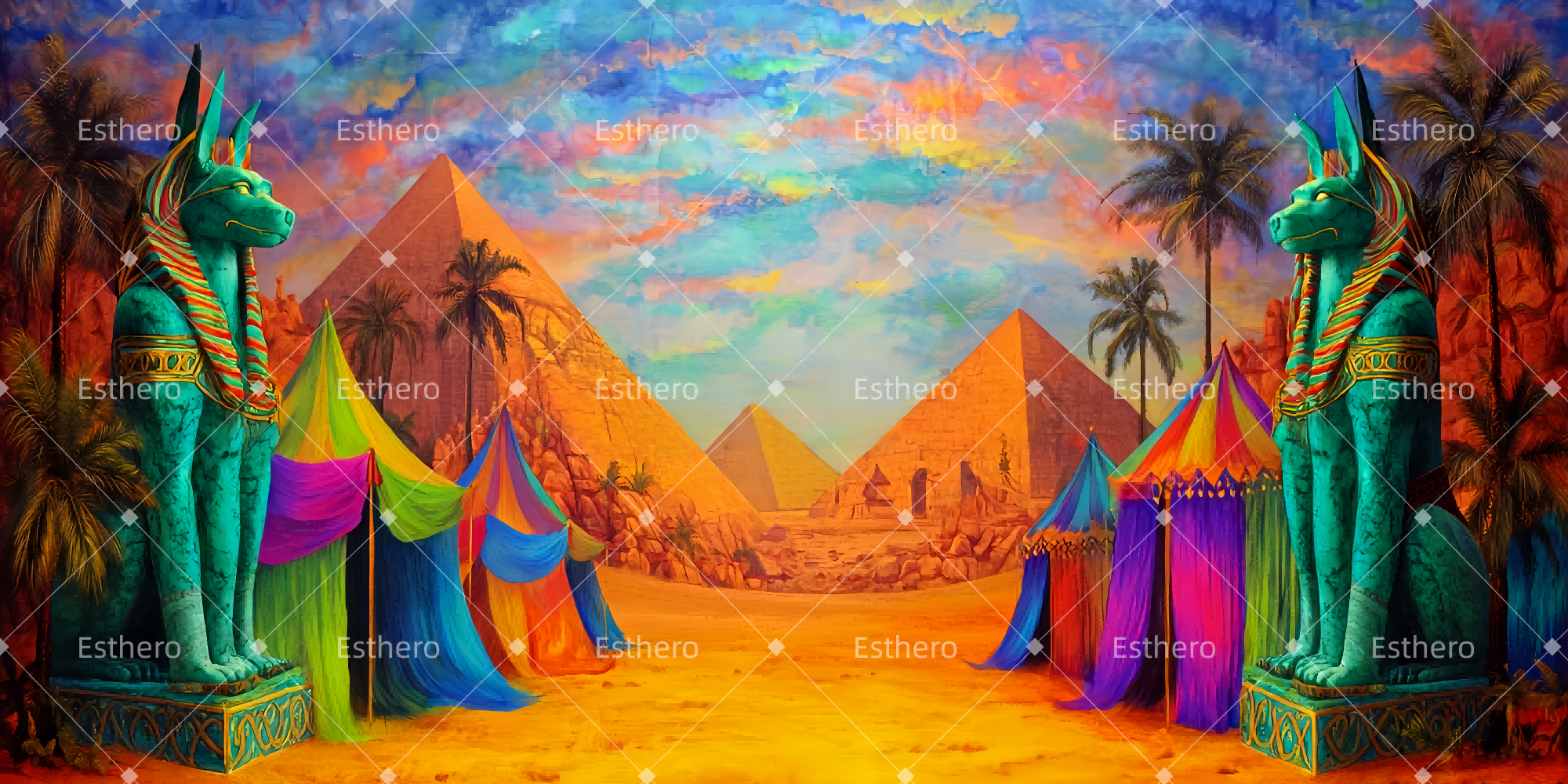 Fond de Scène Personnalisé Nomination du Vizir TWW510-T8