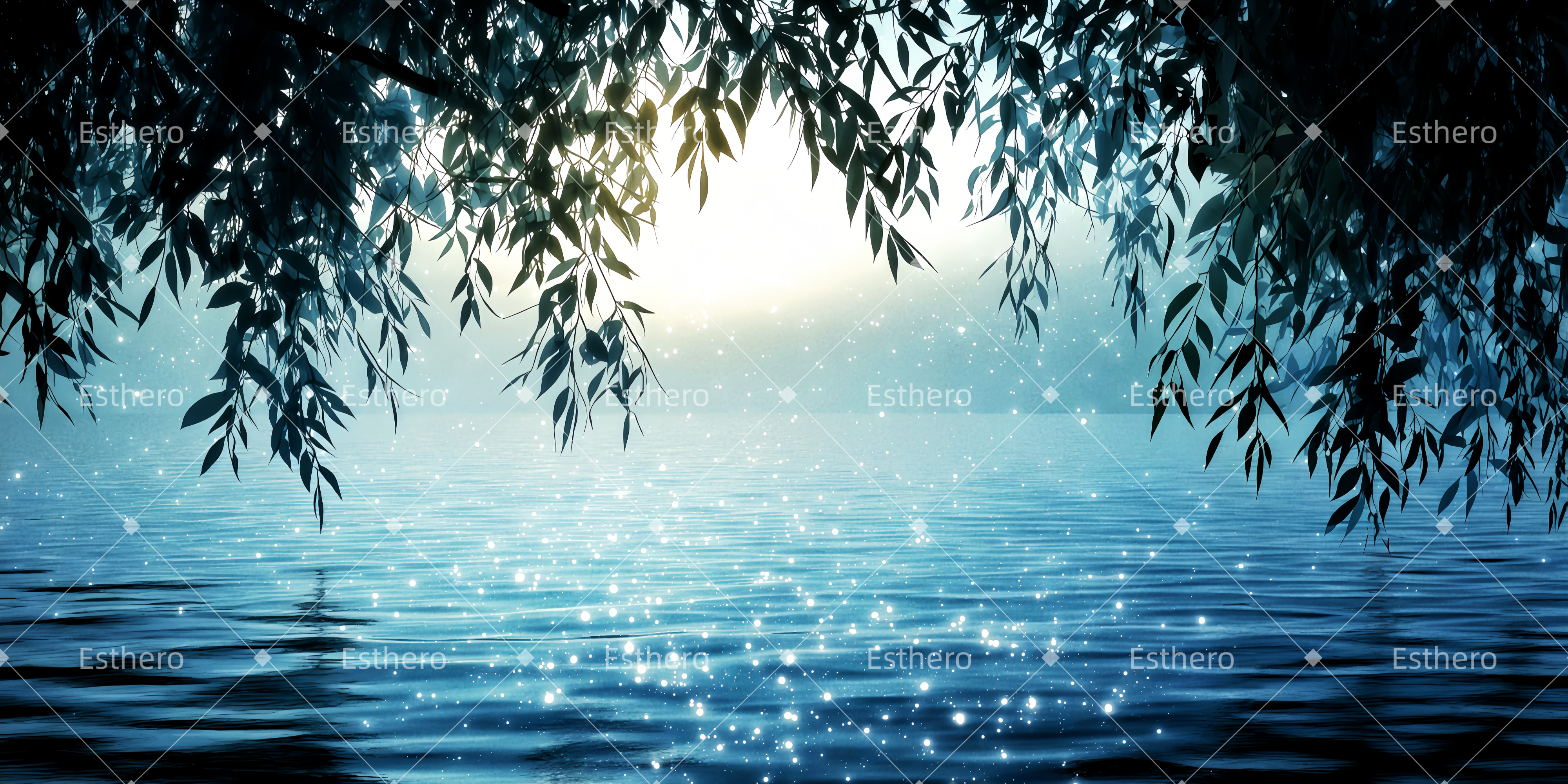 Fond de Scène Théâtre Le lagon enchanté TWW511-T108