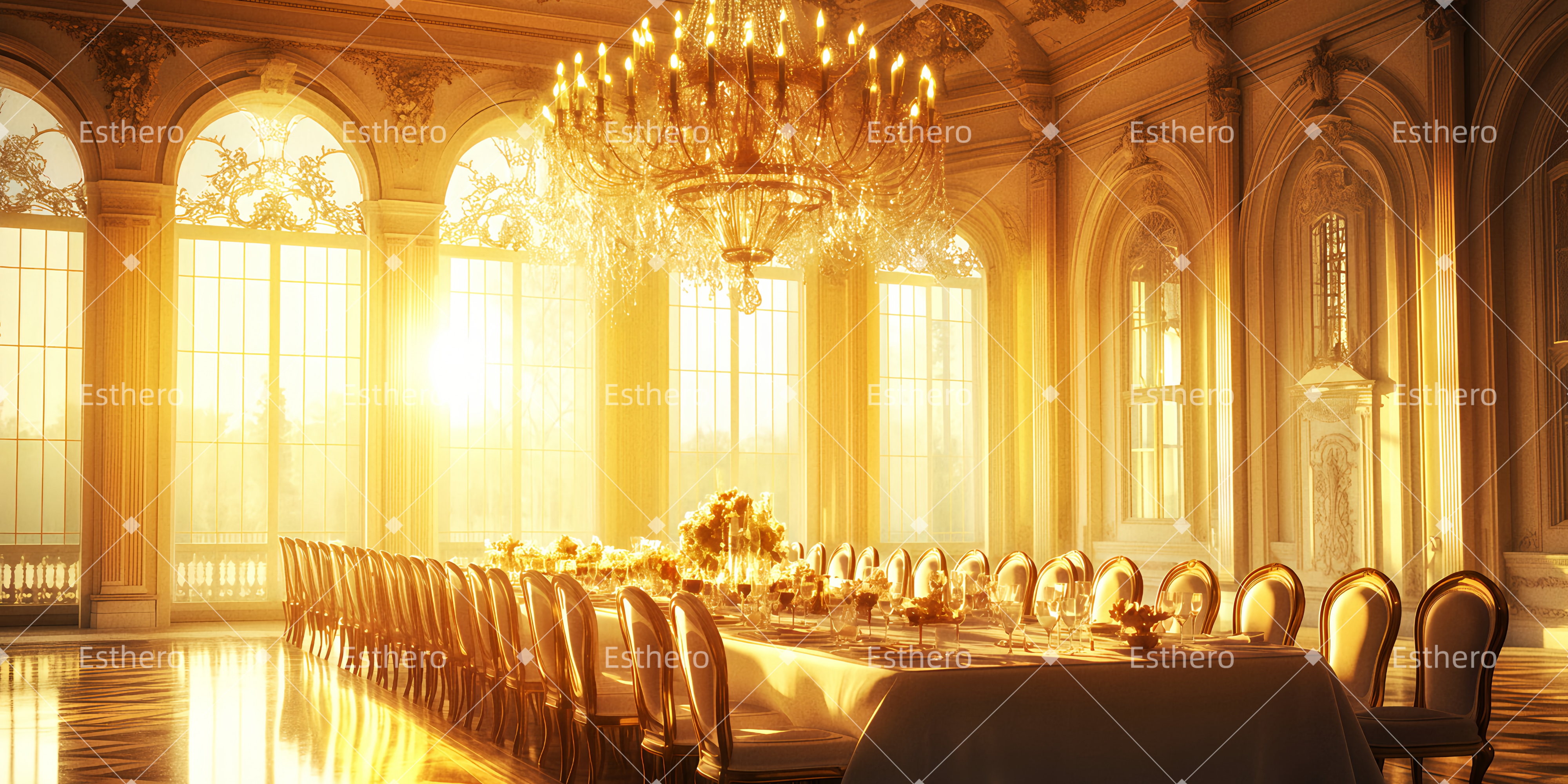 Fond de Scene La fête au domaine Von Trapp TWW511-T115