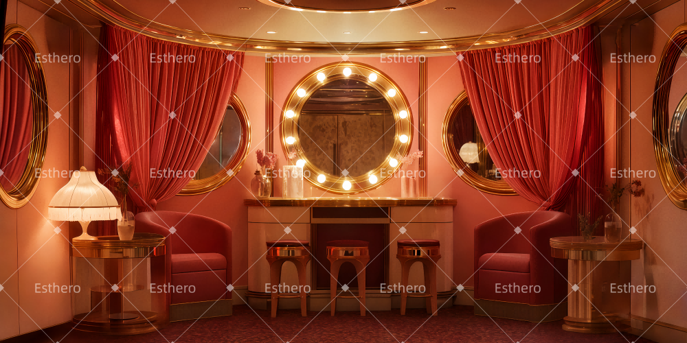 Fond de Scène Théâtre Cabine De Reno TWW511-T25