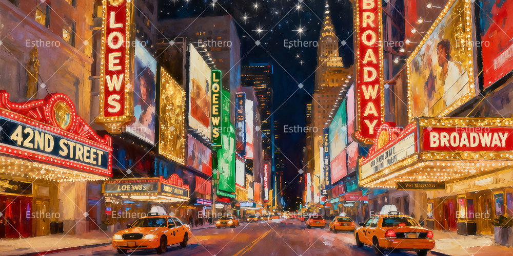 Toile de fond au Théâtre Finale 42nd Street TWW511-T5