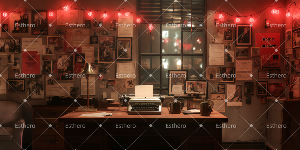 Toile de fond de Scene Bureau Du Théâtre De Boston TWW511-T56