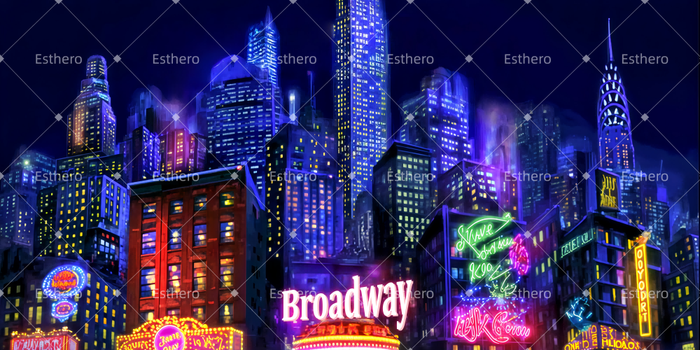 Fond de Scene Theatre Lullaby Of Broadway TWW511-T7