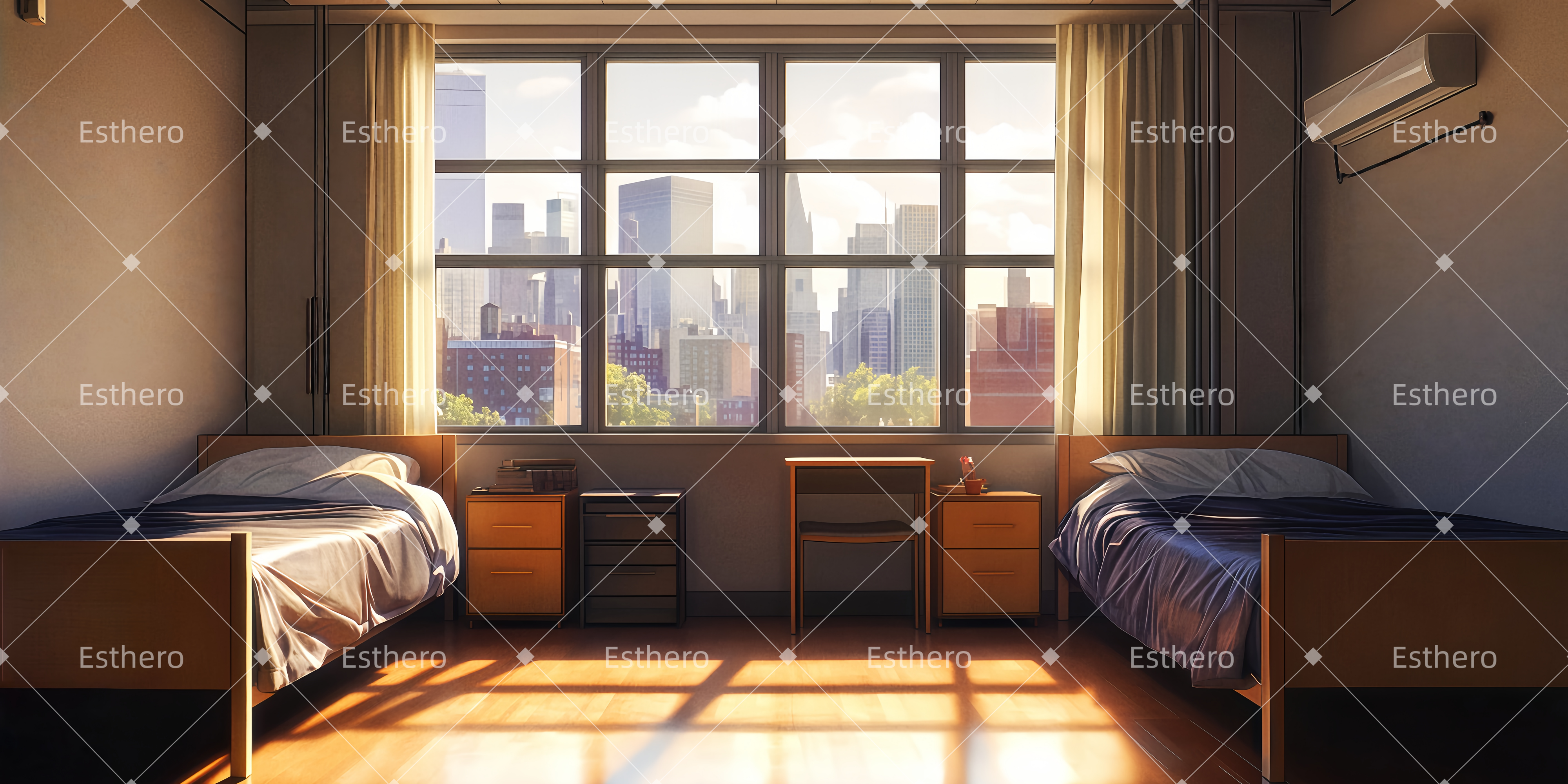 Fond de Scene Theatre La chambre de Nina TWW511-T87