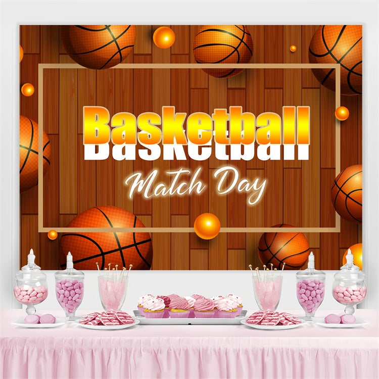 Toile de fond Basket-ball Parquet de Match Événement Basket TWW6-23
