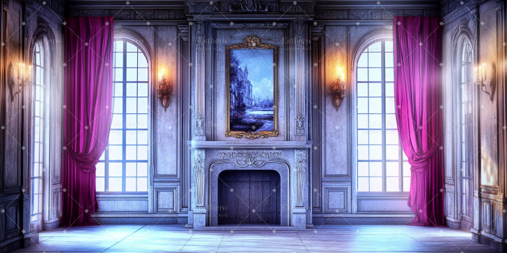 Fond de Scene Theatre Salon Victorien CSH59-T6