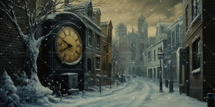 Toile de fond au Théâtre Londres Hivernal CSH59-T5