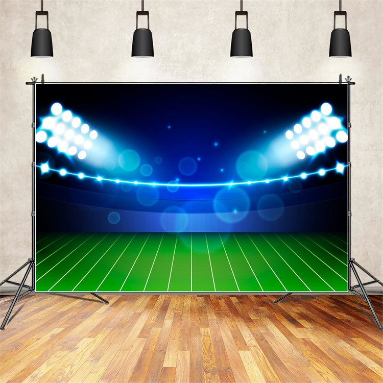 Toile de fond Stade Sportif Lumières de Nuit Brillantes XY2-154