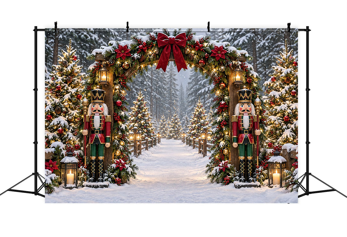 Fond De Noël Arche Guirlande Casse-Noisette Lumineuse ZTT69-79
