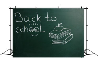 Toile de Fond de Tableau Noir de Salle de Classe pour la Rentrée Scolaire BRP7-4