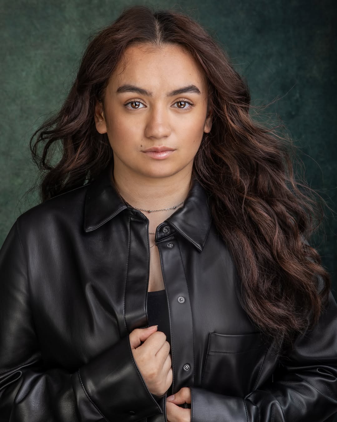 Toile de fond de Photographie Texturée Balayée Abstraite Verte DHP-458