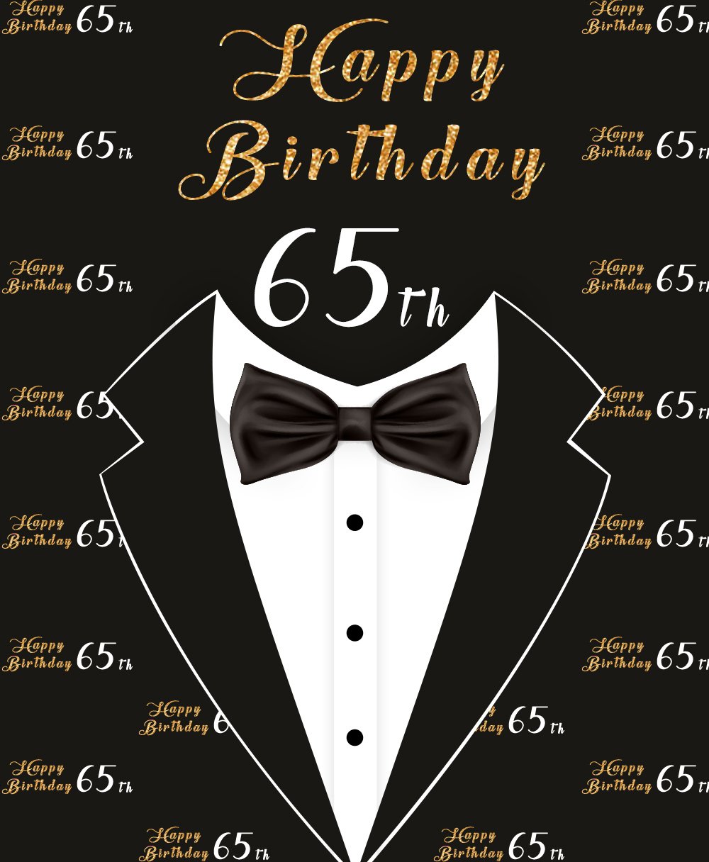 Toile de fond de 65e fond de joyeux anniversaire pour le photomaton C2
