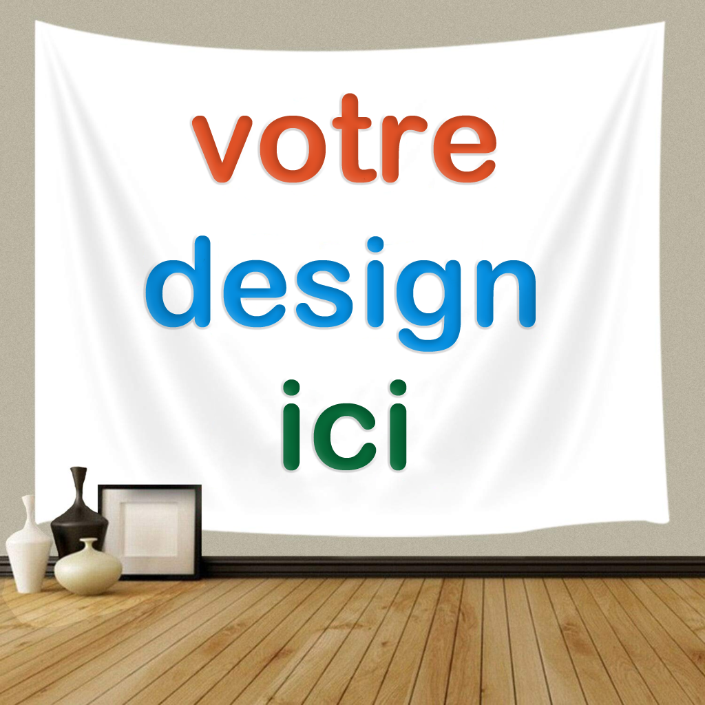 ACHETER 2 OBTENIR 1 GRATUITE Tapisserie Personnalisée Tenture Murale pour Salon Chambre T1