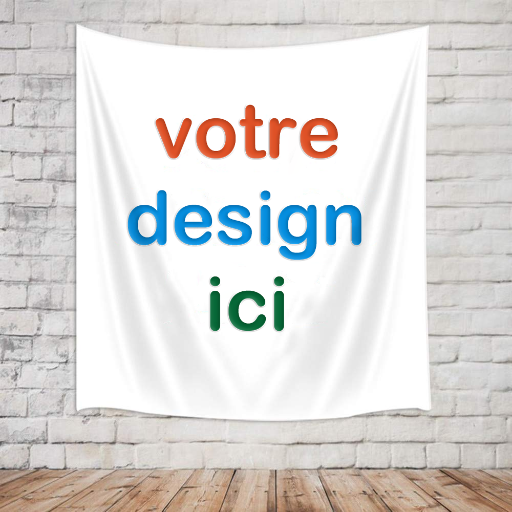 ACHETER 2 OBTENIR 1 GRATUITE Tapisserie Personnalisée Tenture Murale pour Salon Chambre T1