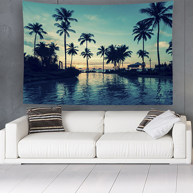 ACHETER 2 OBTENIR 1 GRATUITE Tapisserie Personnalisée Tenture Murale pour Salon Chambre T1