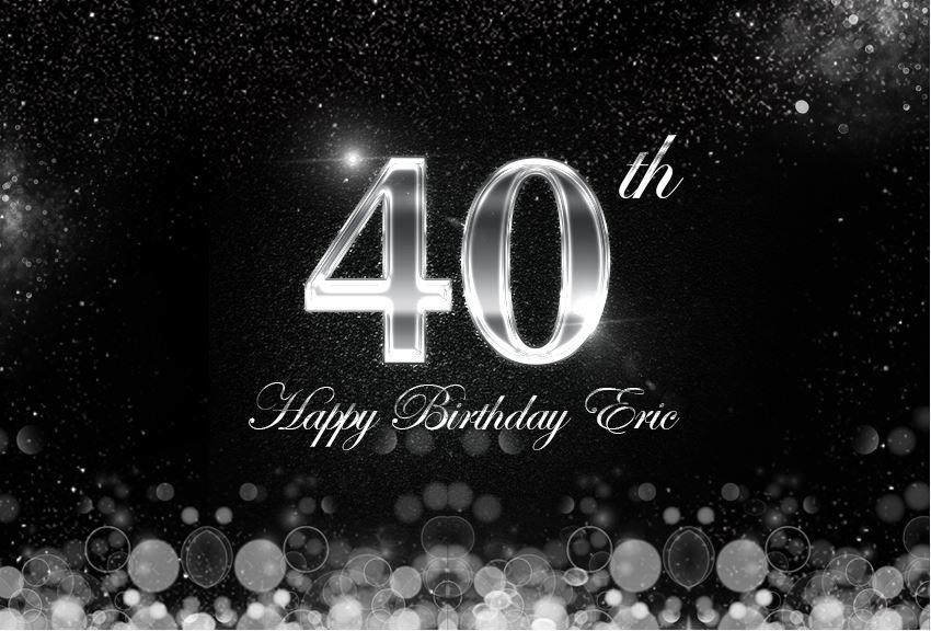 Toile de fond photo de Joyeux 40e anniversaire C6
