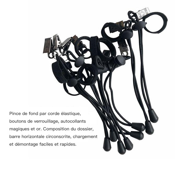 12 Pièces Supports de Pinces Pour Toile de Fond PR3