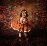 Toile de fond de photographie de bébé nouveau-né floral CM-4804