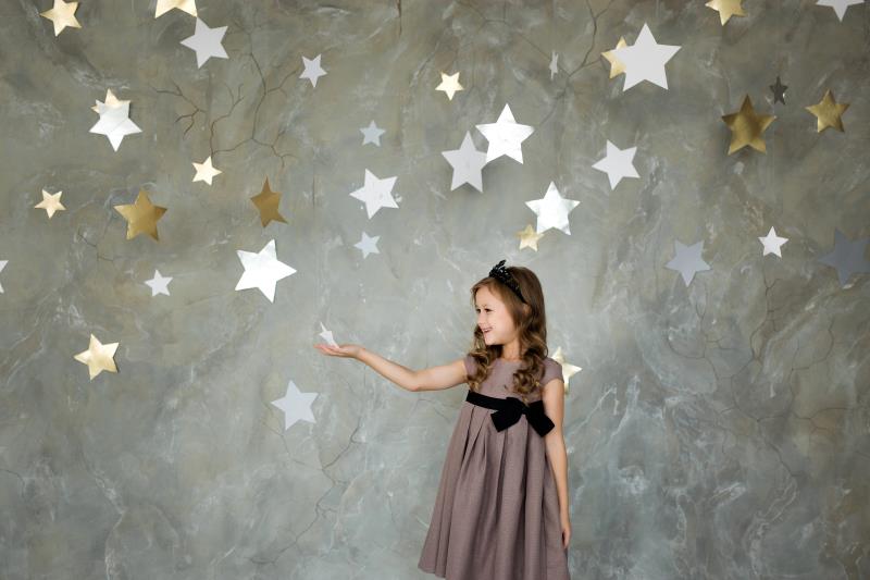 Toile de Fond Texture abstraite étoiles brillantes photographie GC-130