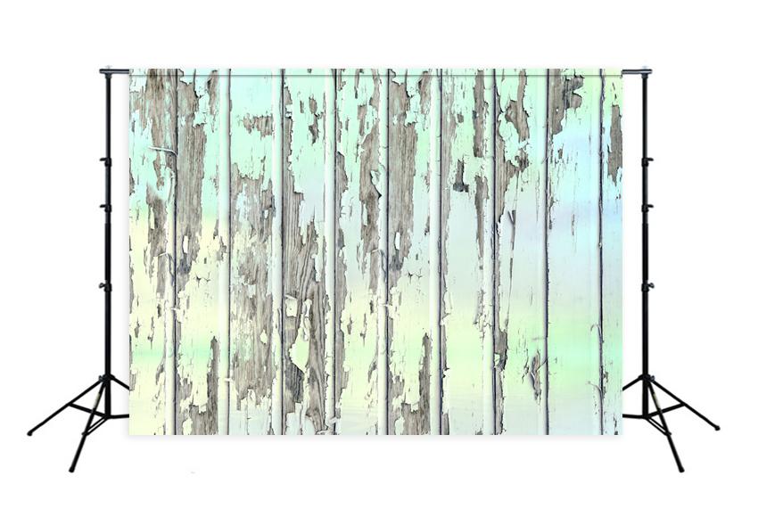 Toile de fond de texture bois vert grunge pour la photographie conçue par Beth Hrachovina