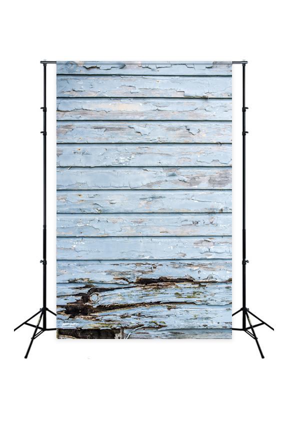 Toile de fond de texture en bois patiné bleu conçu par Beth Hrachovina