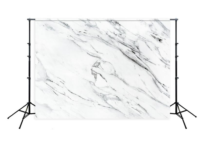 Marble Textured White Photo Studio Backdrop D102