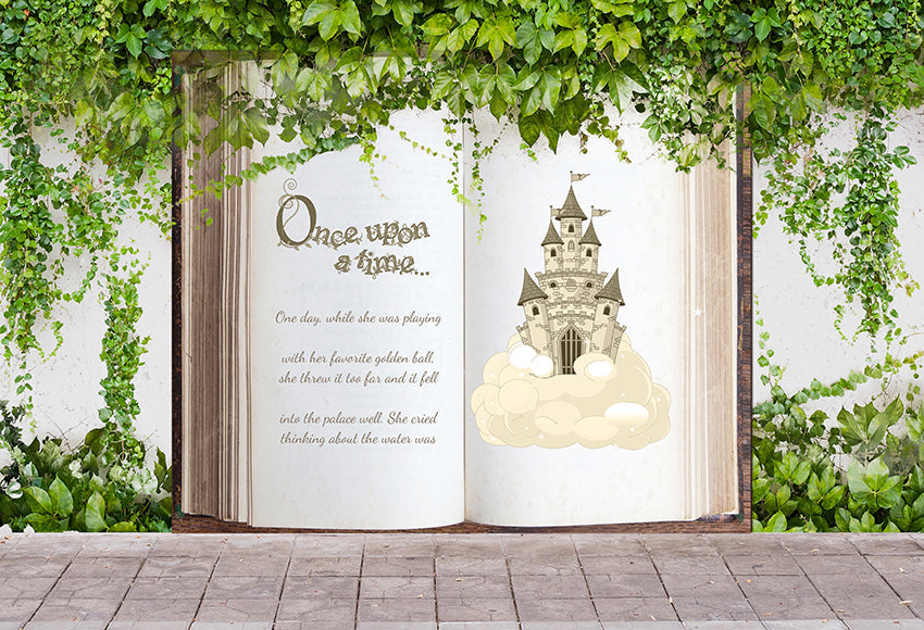 Story Book Fairytale Back to School Theme Backdrops