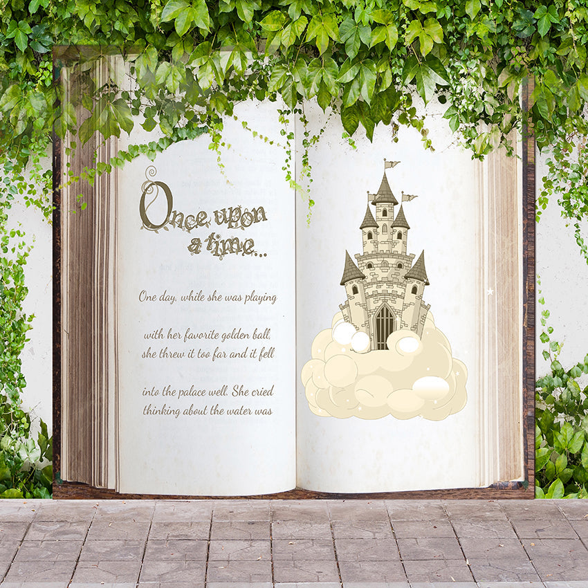 Story Book Fairytale Back to School Theme Backdrops