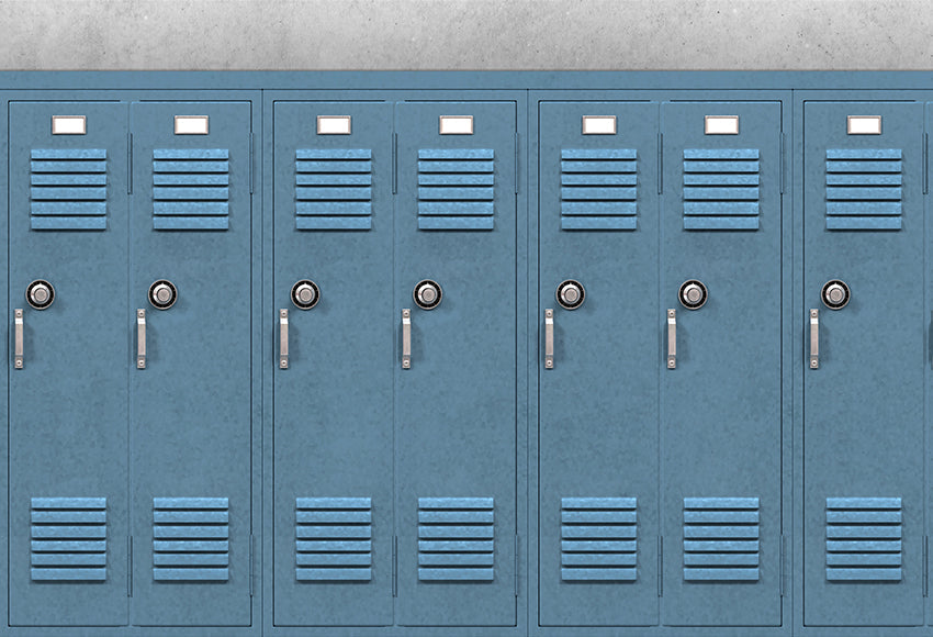 Back to School Locker Backdrop for Children Photography