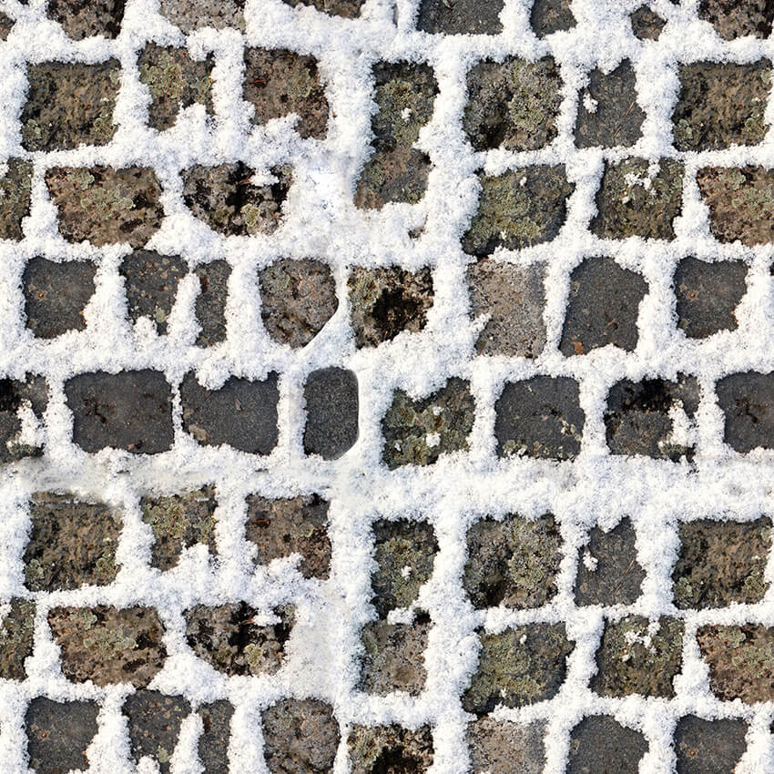 Toile de Fond Route de Pierre Neigeuse pour Photographie D906