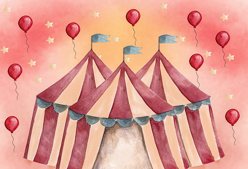 Toile de Fond de Photographie de Petits Ballons de Tente D959