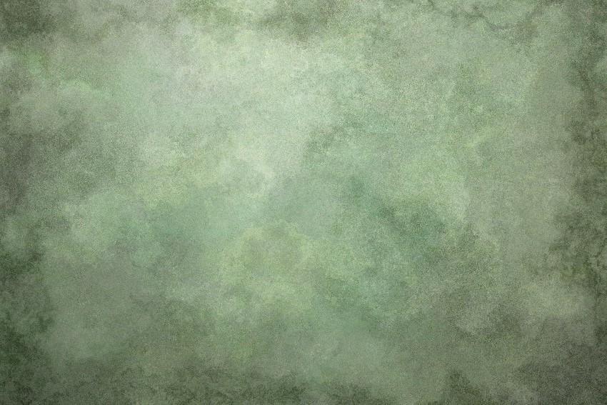 Toile de fond peinte à texture abstraite verte ancienne pour la photographie DHP-660