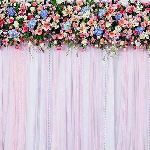 Toile de fond à motifs de rose G-189