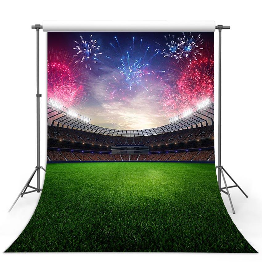 Soccer Backdrops Green Backdrop G-300-1