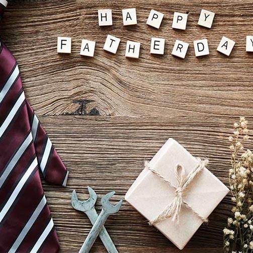 Toile de fond de fête des pères Toile de fond marron G-337