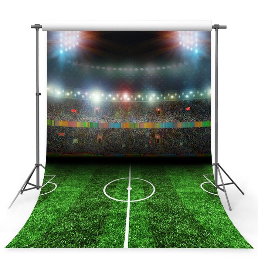 Soccer Backdrops Green Backgrounds G-374