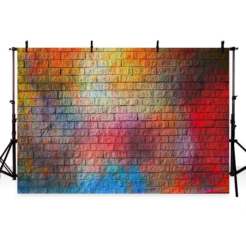 Graffiti Brick Wall Backdrops for Photo G-422