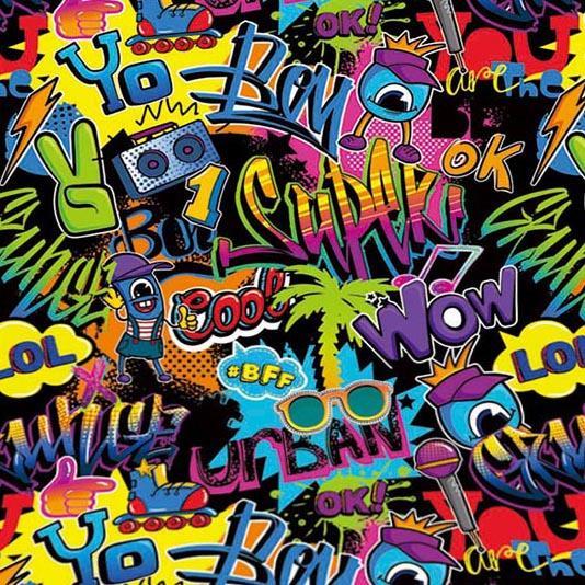 Toile de fond scéniques Scènes urbaines Graffiti G-428