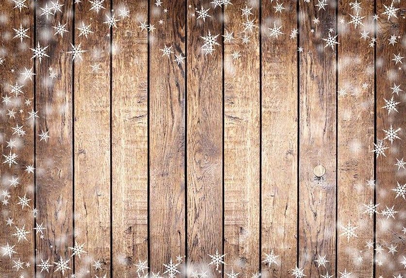 Wood Backdrops Wooden Backdrop Snow Backdrops G-526