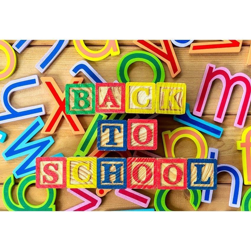 Back to School Colorful Photography Backdrops G-649